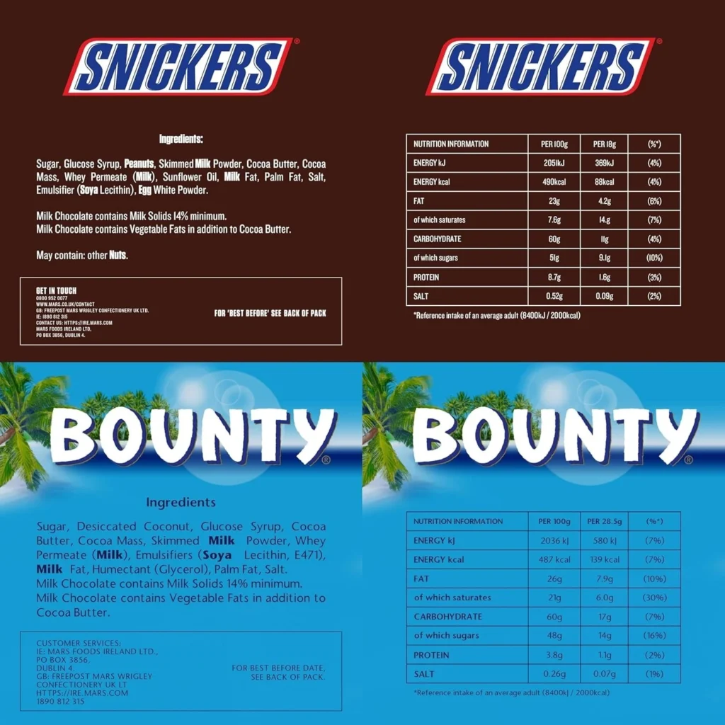 Mixed Bulk Chocolate Bag 1.4kg, 71 Fun Size Chocolate Bars,Mars,TwixMilky Way - Image 3